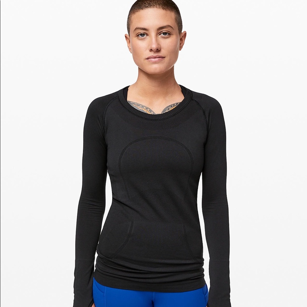 lululemon athletica Black Long Sleeve Top